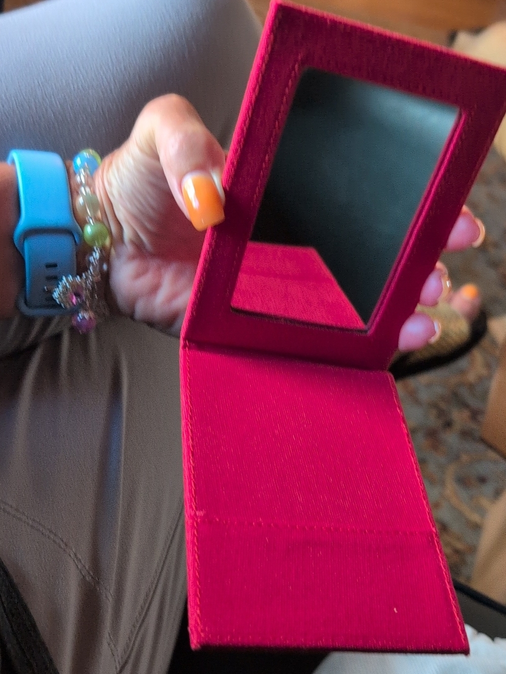 Coach Mirror With Dustbag. New - Picture 5 of 7